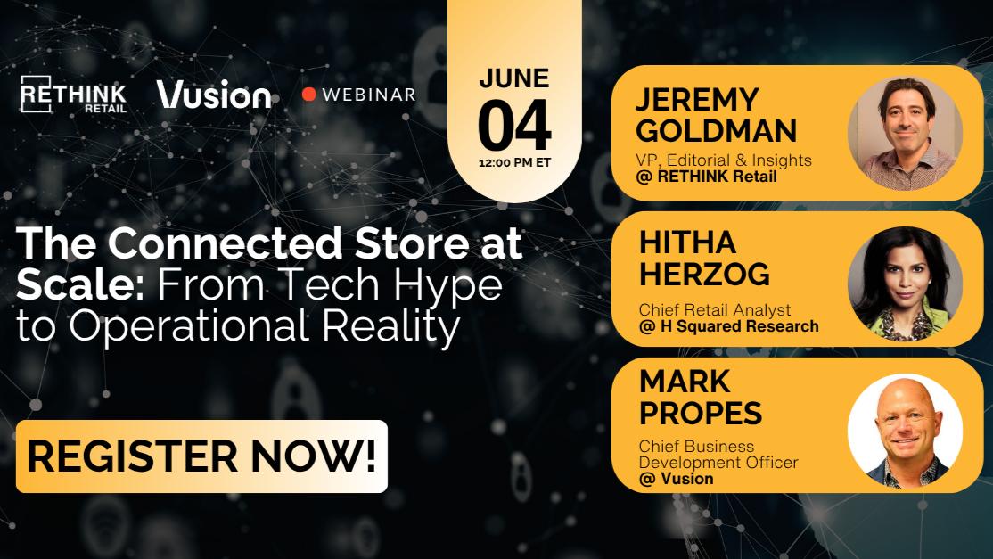 watch Vusion webinar video - RETHINK Retail